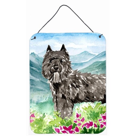 Carolines Treasures Mountain Flowers Bouvier Des Flandres Wall or Door Hanging Prints CK2543DS1216